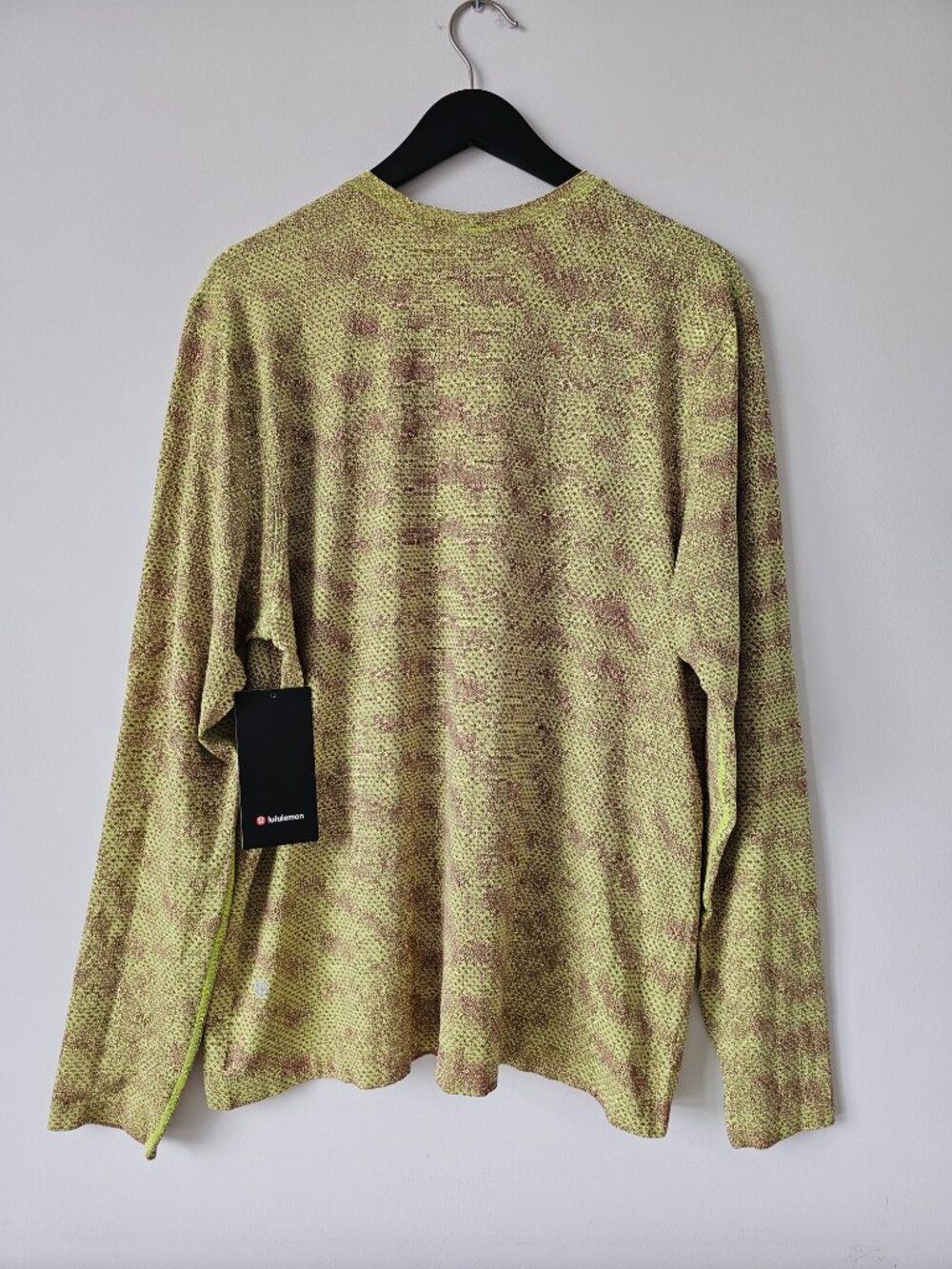 NWT LULULEMON HFTY/MLWI Green Red Metal Vent Breathe LS Top Shirt Men's XXL - Picture 5 of 8